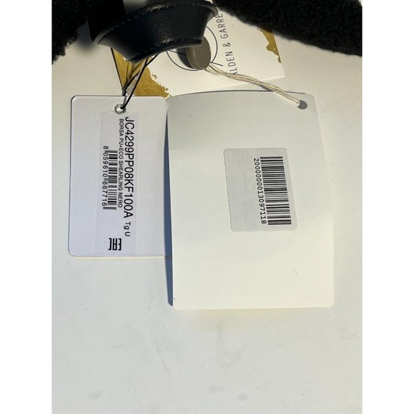 LOVE MOSCHINO Black Vegan Leather & Shearling Trimmed Backpack, NWT! $350 - Picture 10 of 10